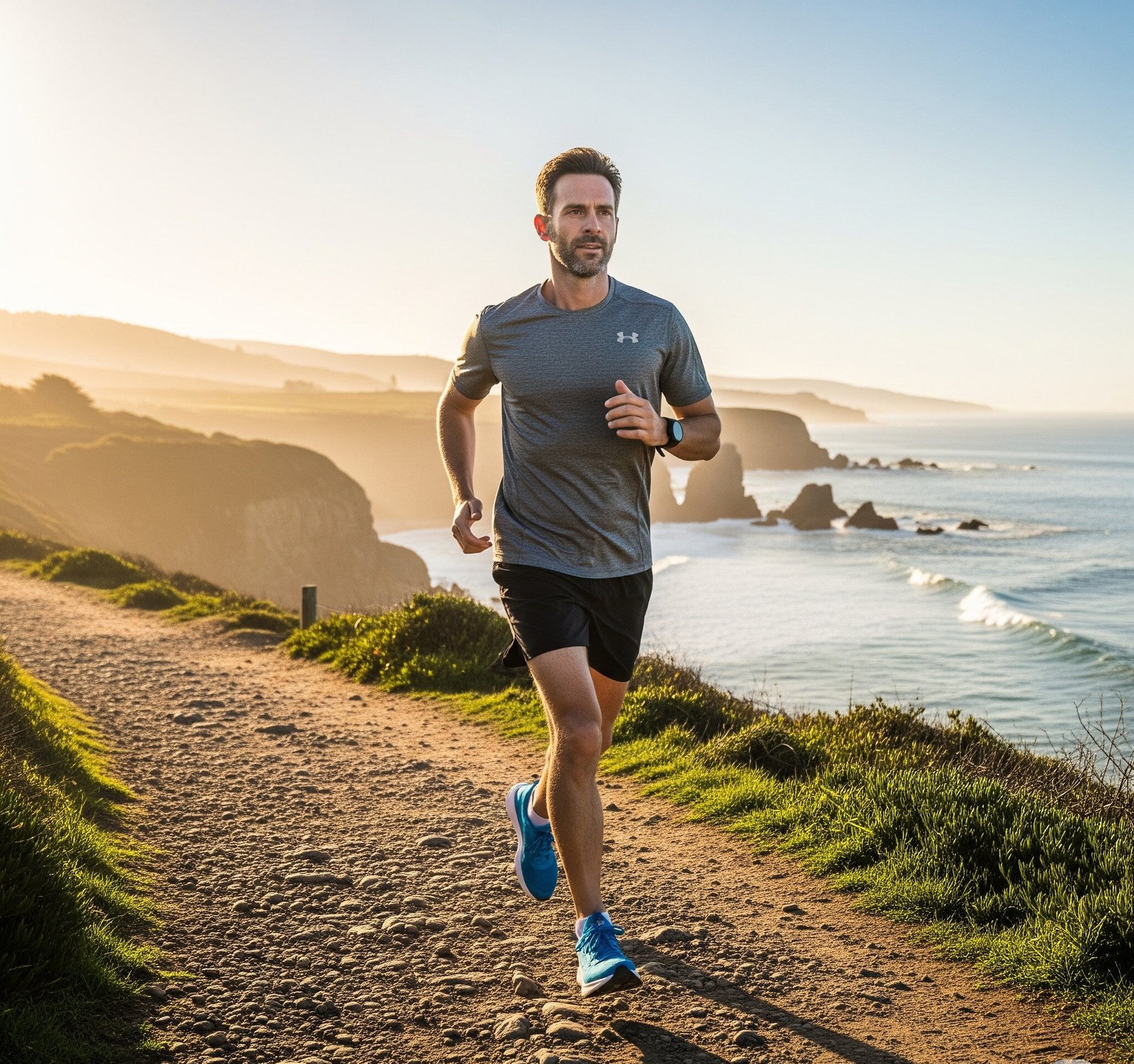 man jogging